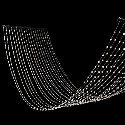 Подвеска из кристаллов 20 струн х 1 м